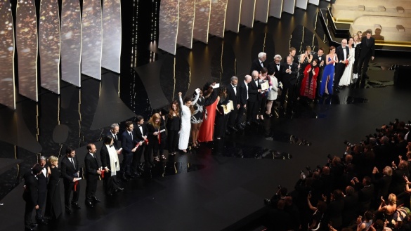 Jury und GewinnerInnen der 69ten Filmfestspiele von Cannes © Antonin Thuillier / AFP