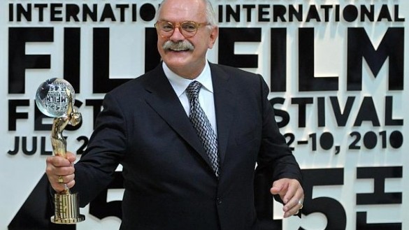 Nikita Michalkow auf dem 45. Internationalen Filmfestival in Karlsbad