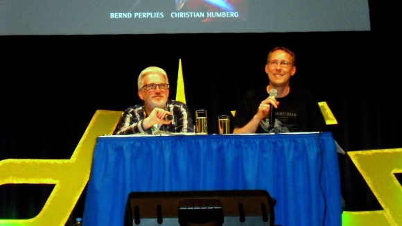 Christian Humberg und Bernd Perplies bei einer Lesung
